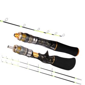 50cm70cm Flat Tip Ice Fishing Rod (Option: Gun handle-50cm)