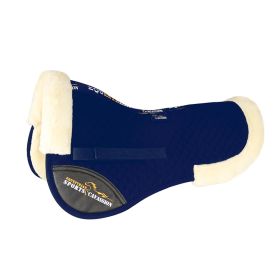 Riding Shock Absorption Balance Wool Pad (Color: Navy Blue)