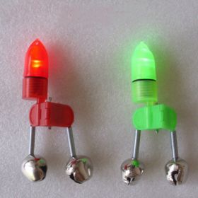 Fishing bells with lights (Color: Red)