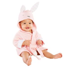 Infant Fashion Simple Cartoon Animal Bathrobe (Option: Bunny-2T)