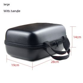 Fishing Wheel Storage Bag Spinning Reel (Option: Black-Large Size 19x28x14cm)